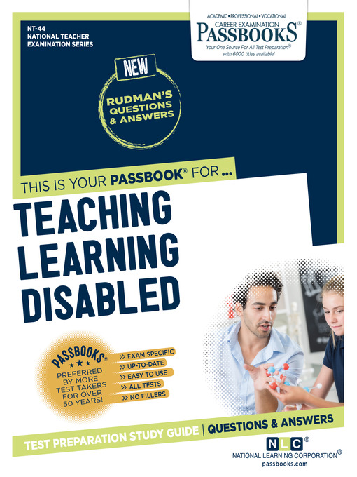 Title details for TEACHING LEARNING DISABLED by National Learning Corporation - Available
